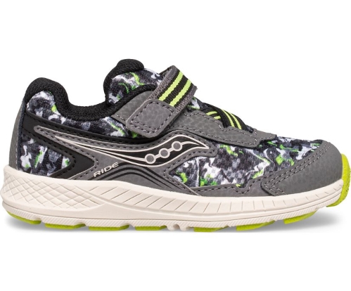 Tenis Saucony Ride 10 Jr. Niños Zapatos Neutrales Olive Camo México MX-097-GC
